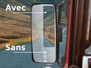 Film anti-buée rétroviseurs camion (pack 2) - Luminis Films
